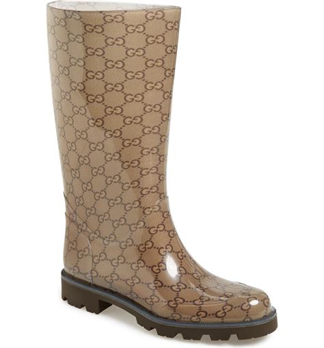 womens gucci rubber rain boots|Gucci rain boots nordstrom.